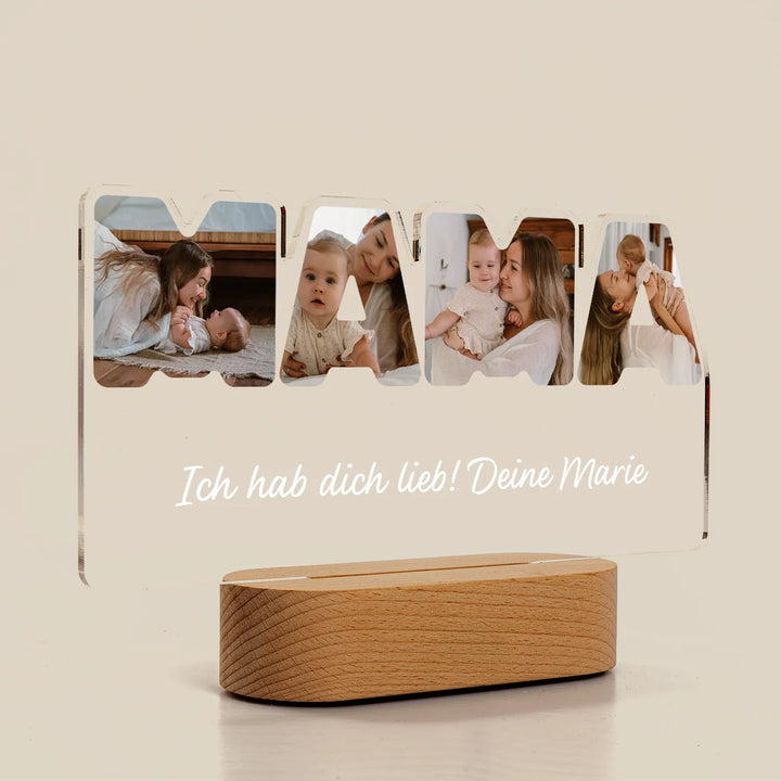 Personalisiertes Acryl-Licht ''MAMA''
