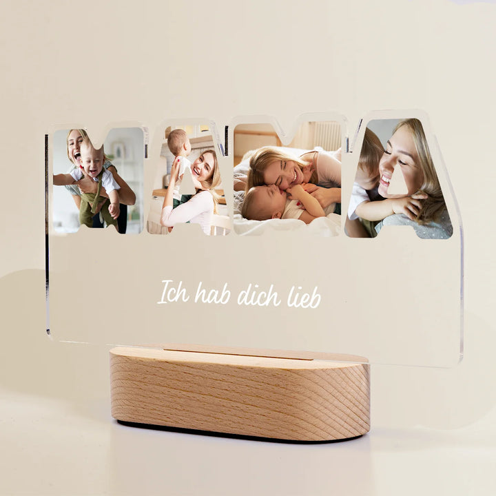 Personalisiertes Acryl-Licht ''MAMA''