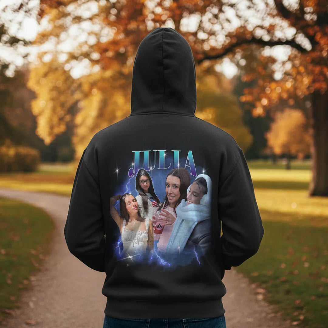 Personalisierter Hoodie "Vintage Bootleg"