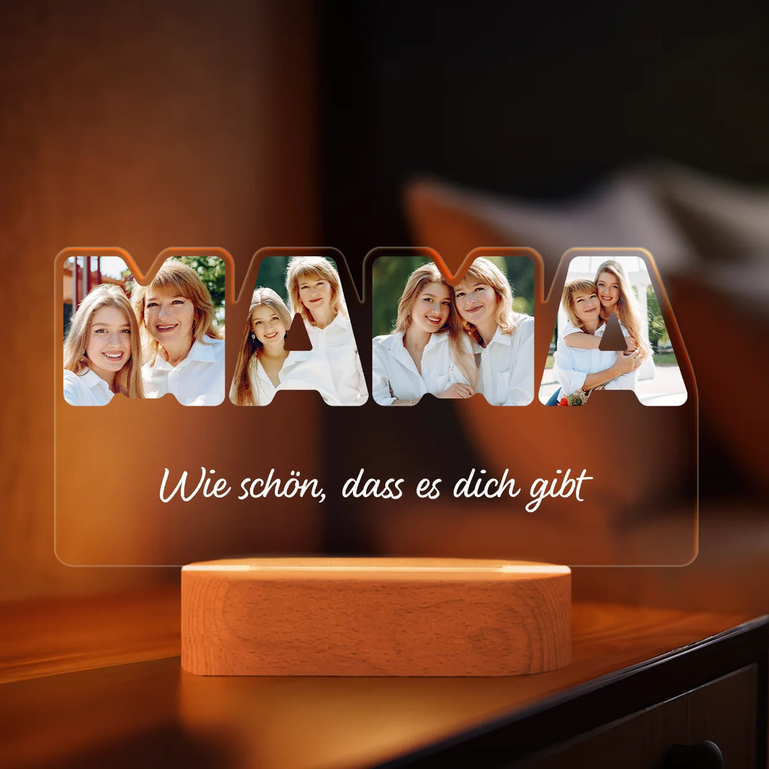 Personalisiertes Acryl-Licht ''MAMA''