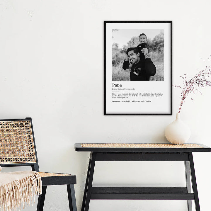 Fotoposter "Papa Definition"