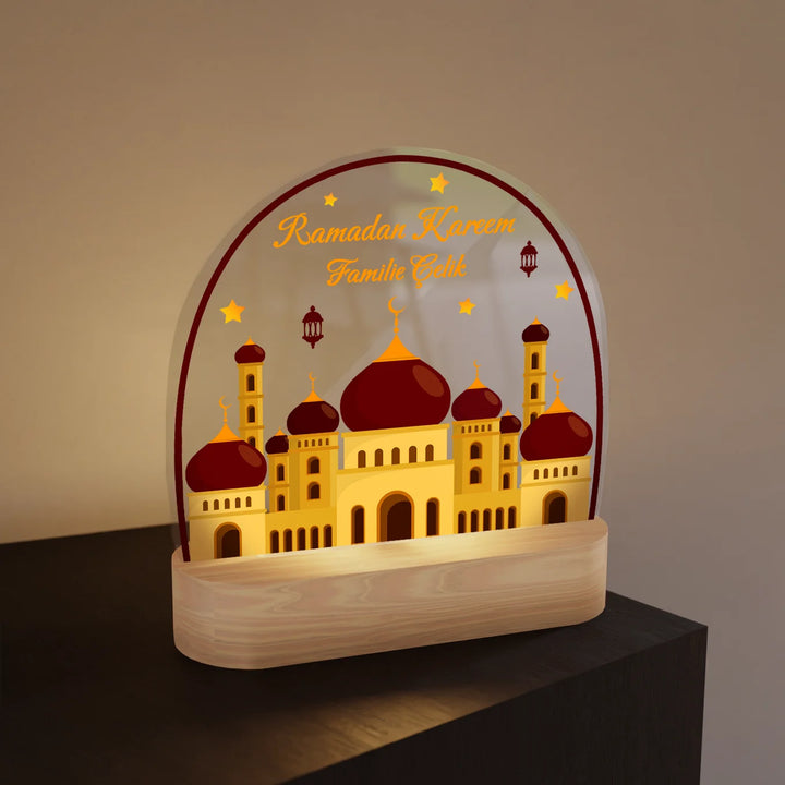 Personalisiertes Acryl-Licht Ramadan "Moschee"