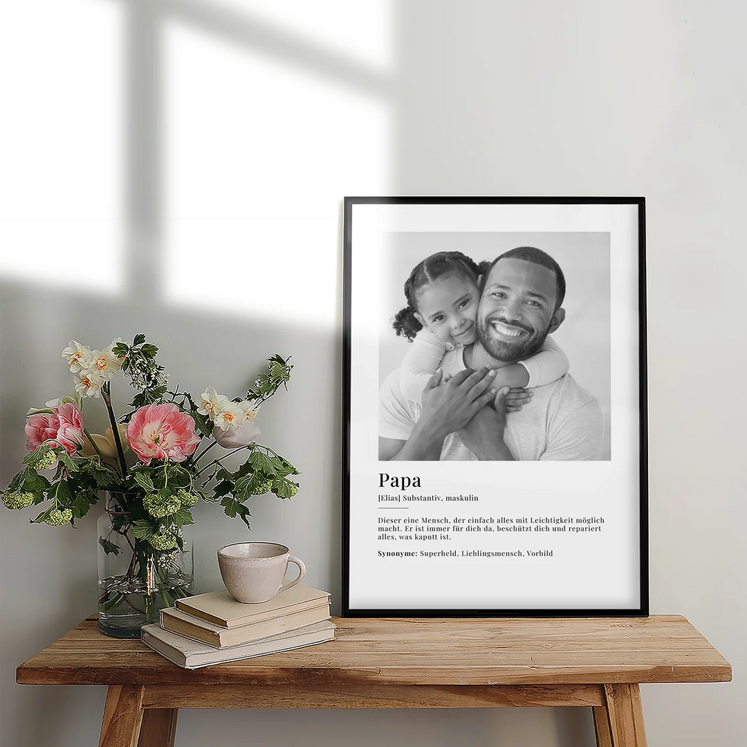 Fotoposter "Papa Definition"