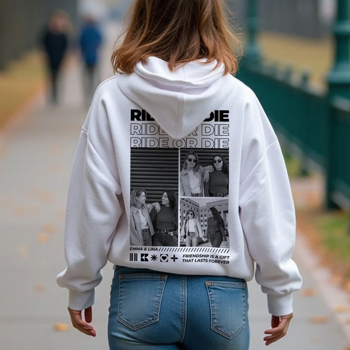 Personalisierter Hoodie "Besties"