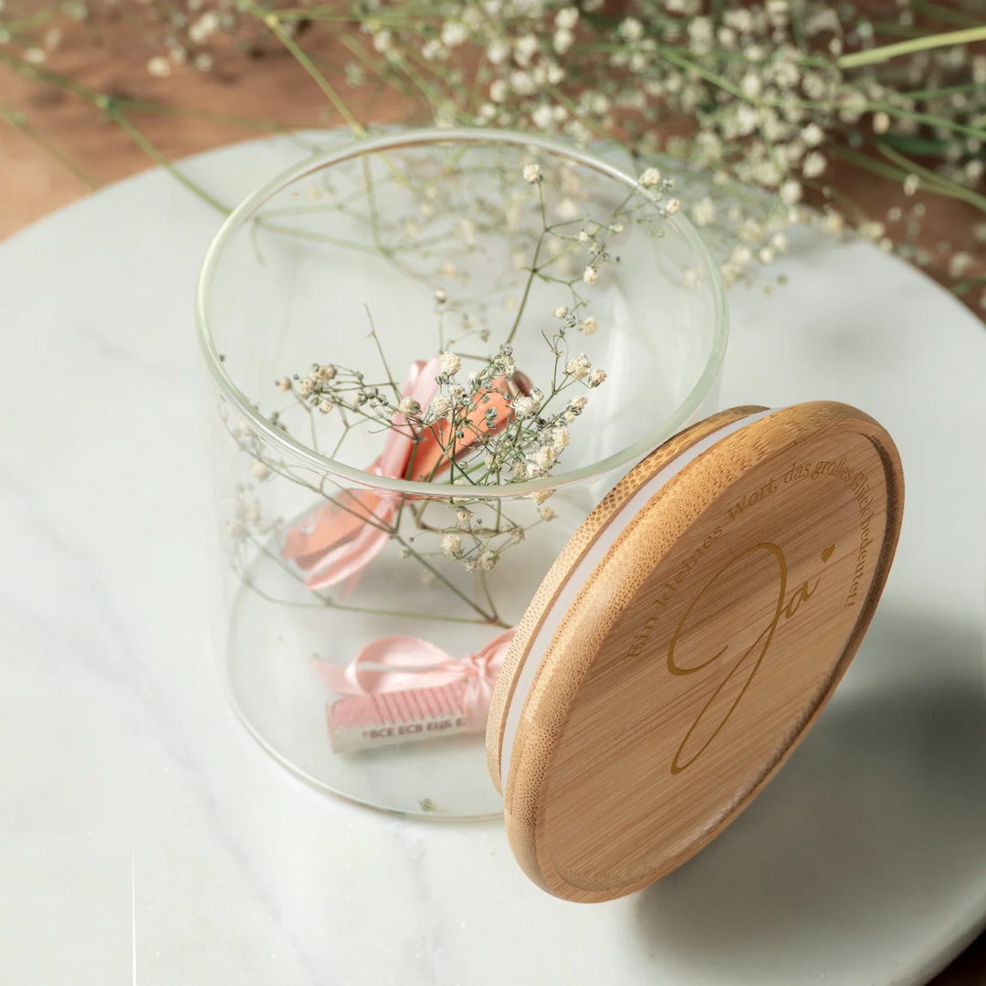 Personalisiertes Vorratsglas "Ja"