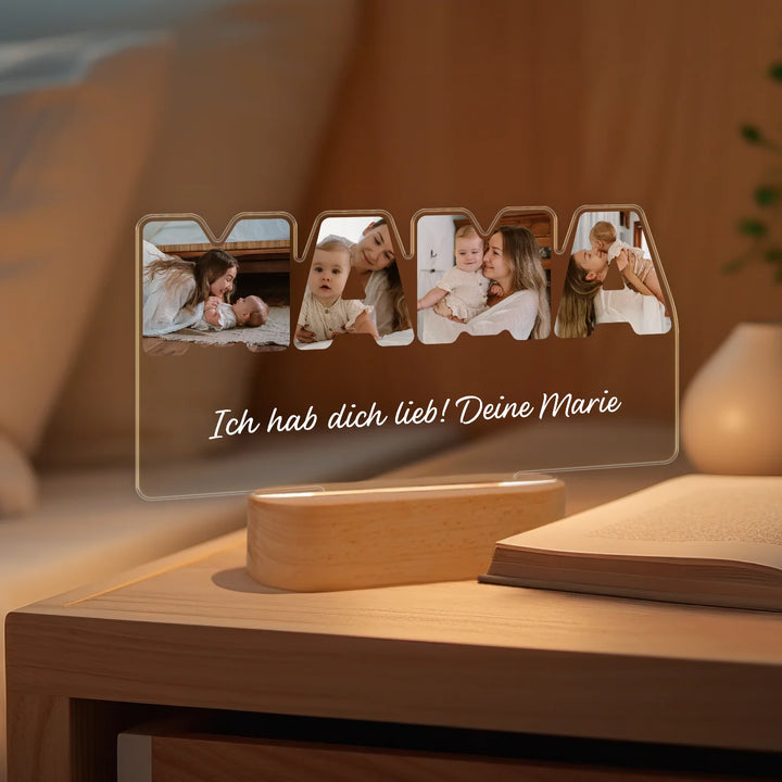 Personalisiertes Acryl-Licht ''MAMA''