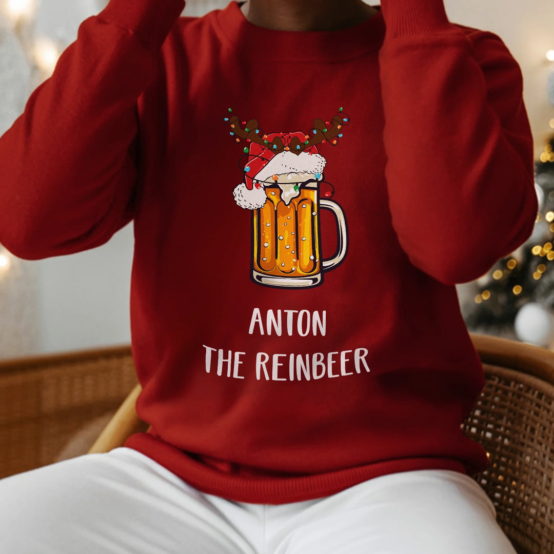 Personalisierter Christmas Sweater "Reinbeer"