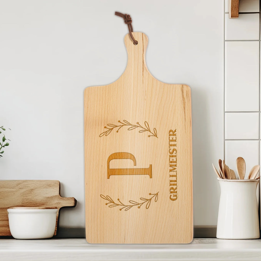 Personalisiertes Schneidebrett "Dein Spruch"