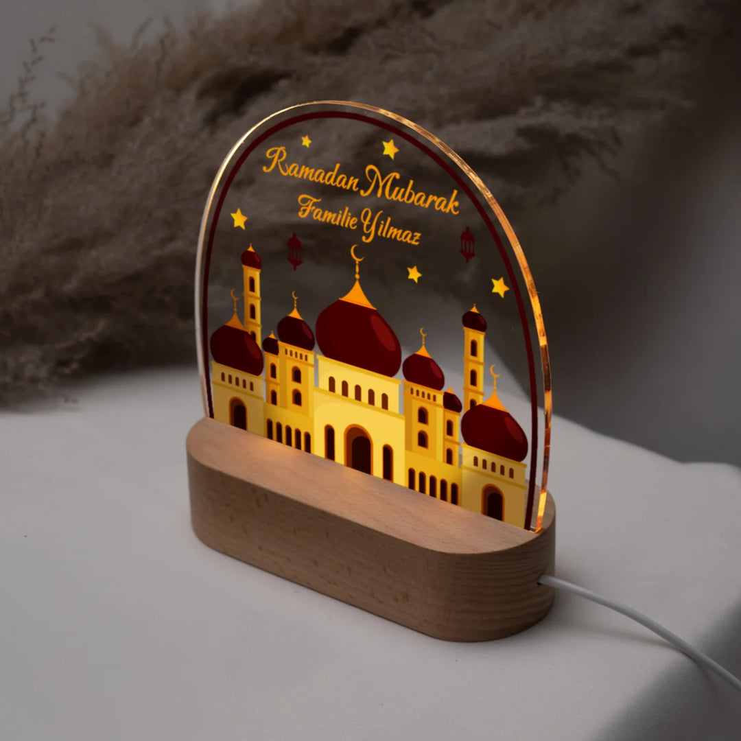 Personalisiertes Acryl-Licht Ramadan "Moschee"