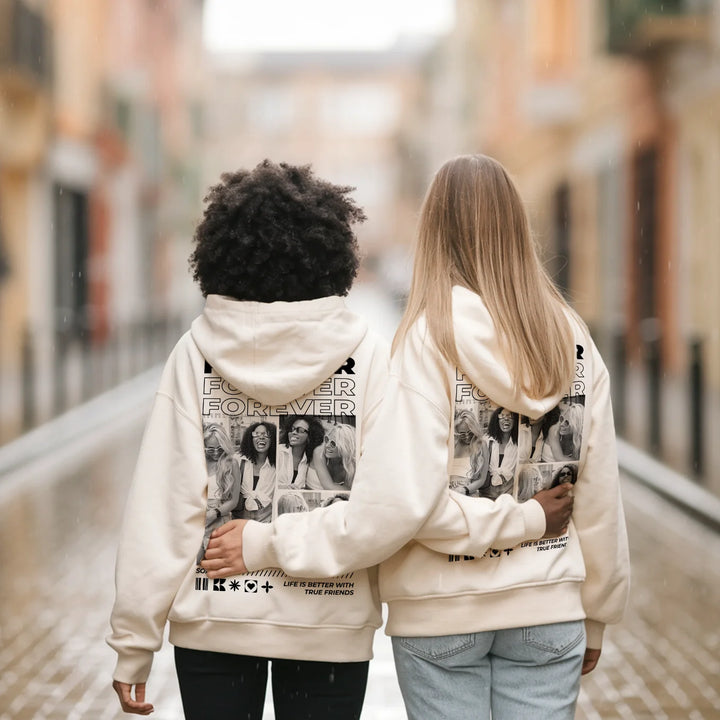 Personalisierter Hoodie "Besties"