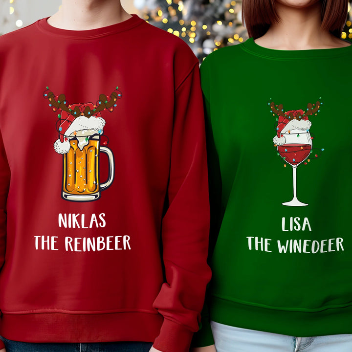 Personalisierter Christmas Sweater "Reinbeer"