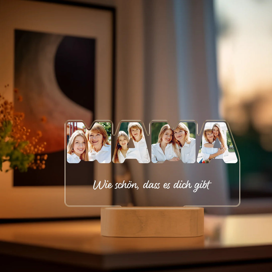 Personalisiertes Acryl-Licht ''MAMA''
