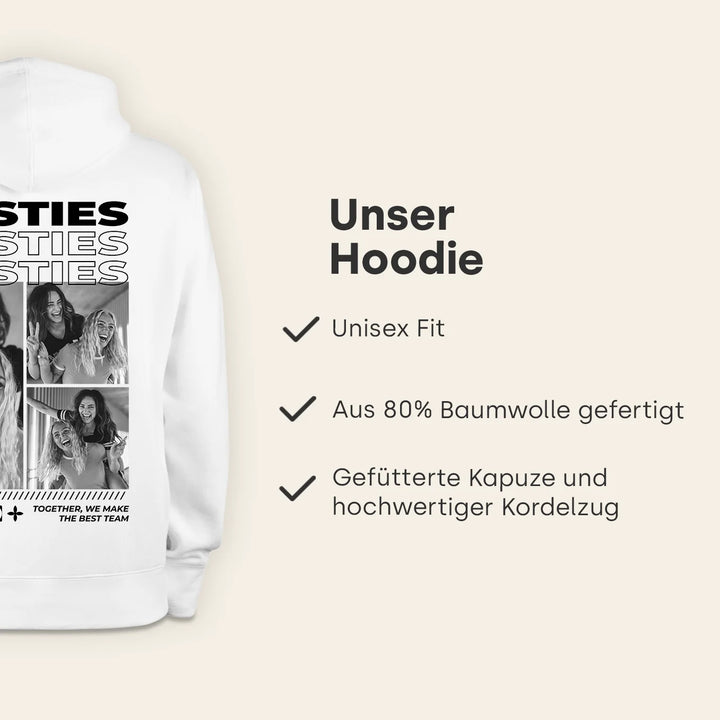Personalisierter Hoodie "Besties"