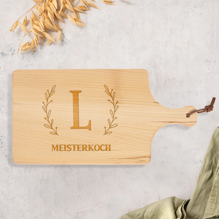 Personalisiertes Schneidebrett "Dein Spruch"