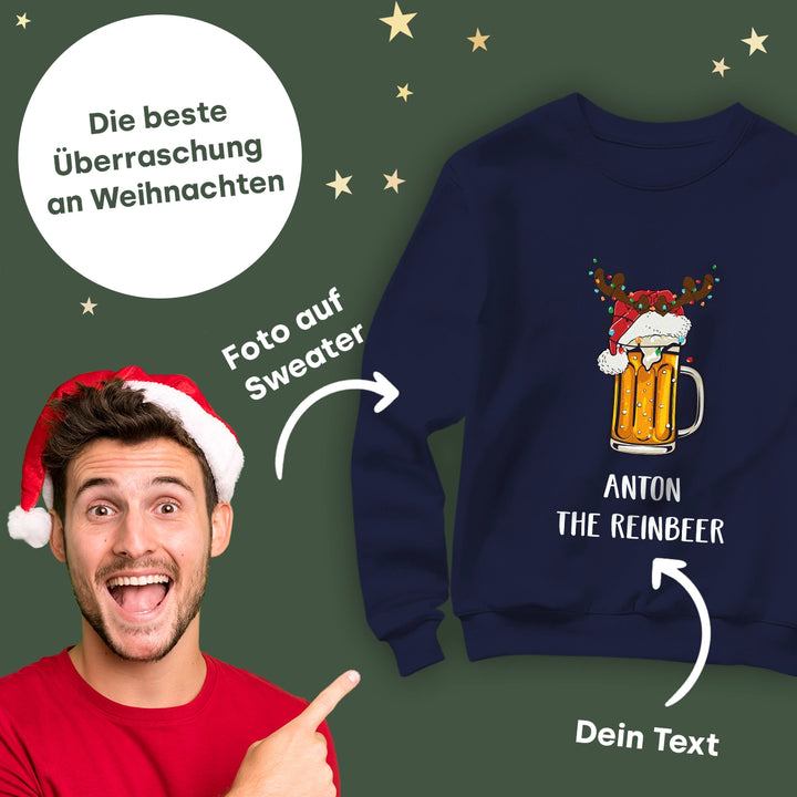 Personalisierter Christmas Sweater "Reinbeer"