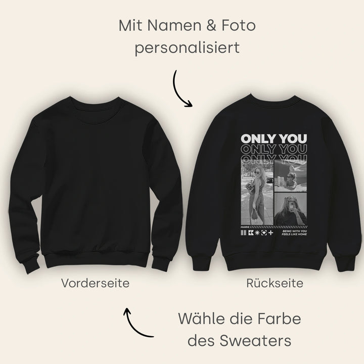 Personalisierter Sweater "Only You"
