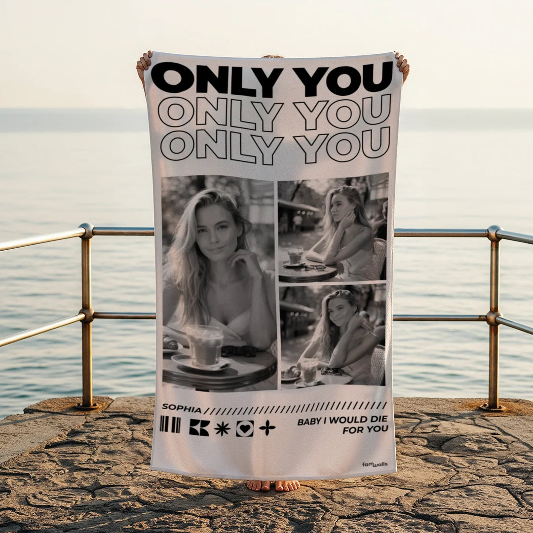 Personalisiertes Badetuch "Only You"