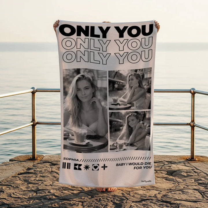 Personalisiertes Badetuch "Only You"