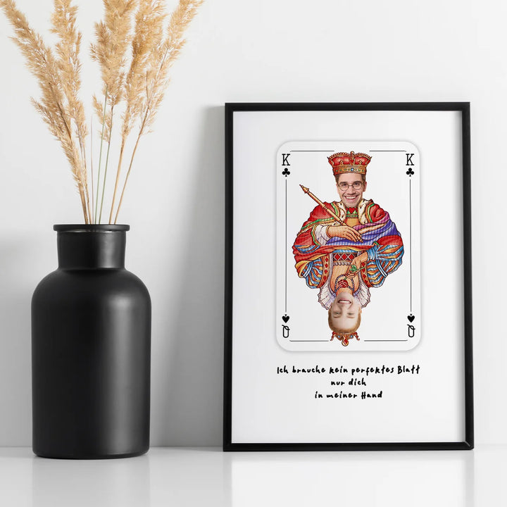 Personalisiertes Poster "Liebeskarte" - famwalls