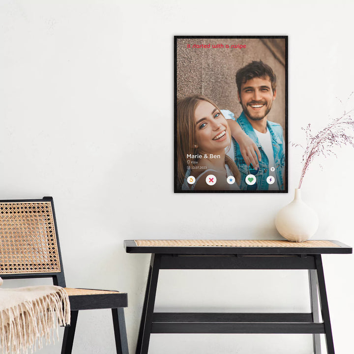 Fotoposter "Dating-App"