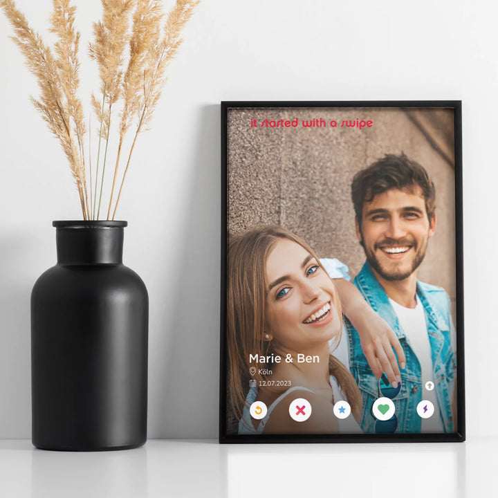 Fotoposter "Dating-App"