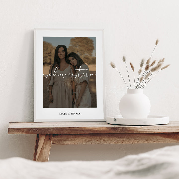 Fotoposter "Schwestern" famwalls