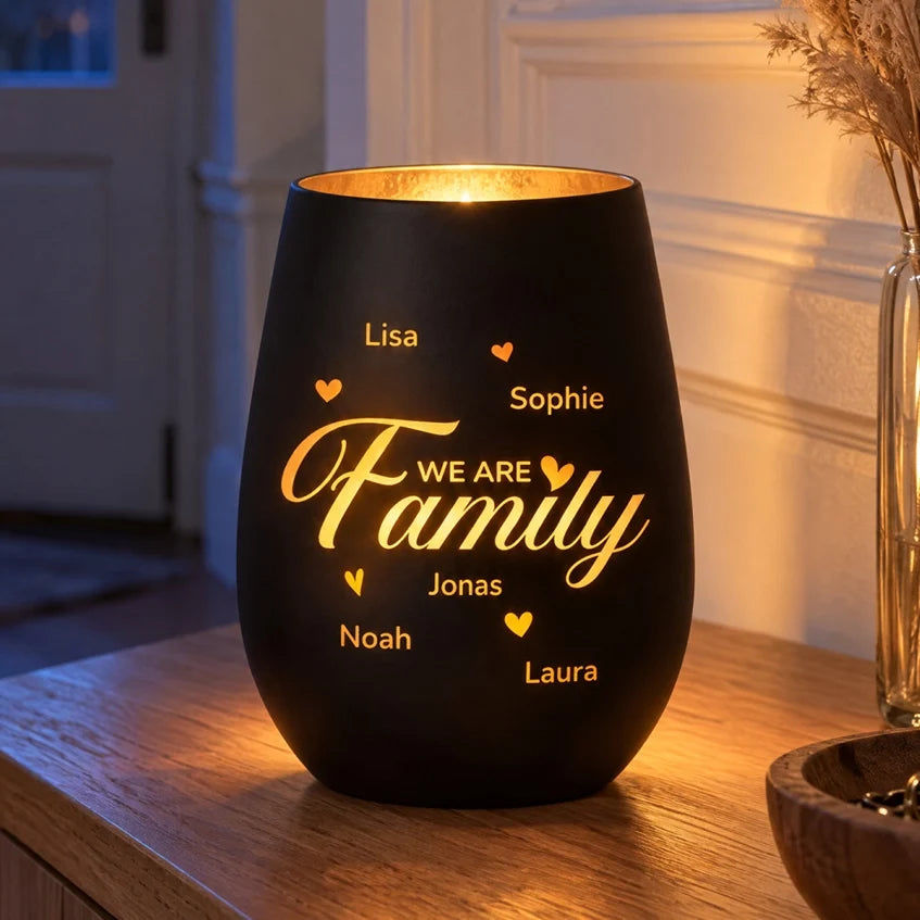 Personalisierte Windlichter