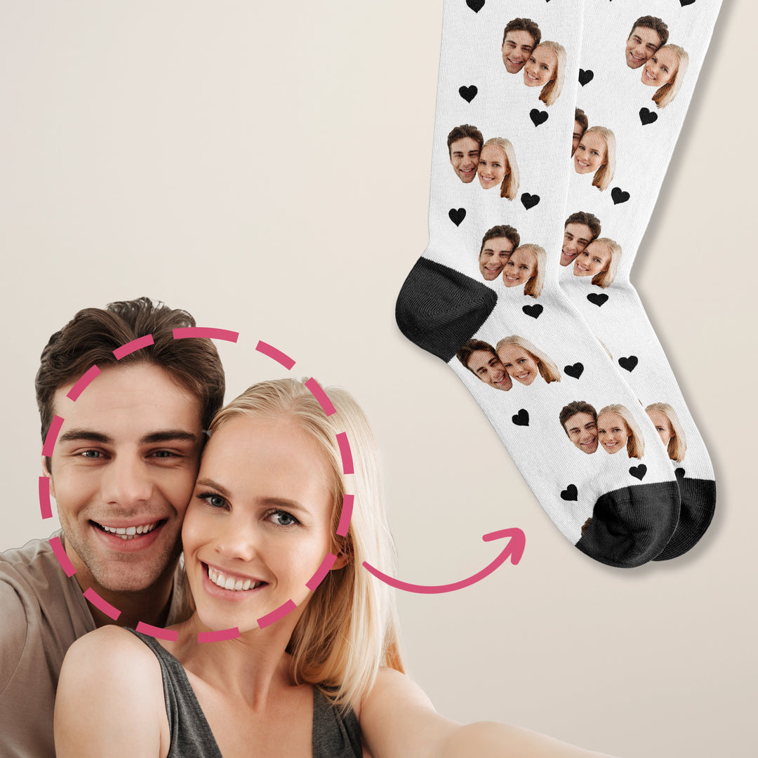 Personalisierte Socken mit Foto