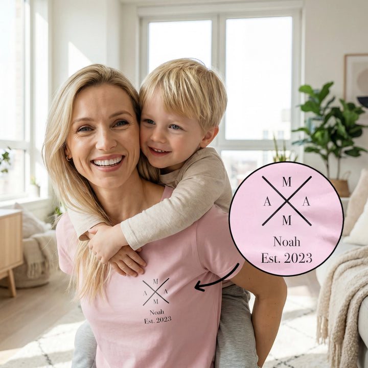 Personalisiertes T-Shirt "MAMA"