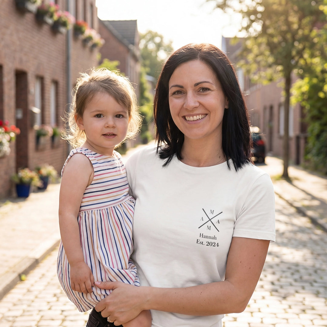 Personalisiertes T-Shirt "MAMA"