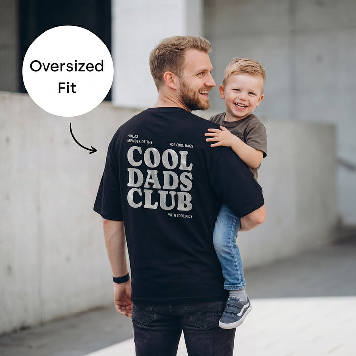 Personalisiertes Oversized Shirt "Cool Dads Club"