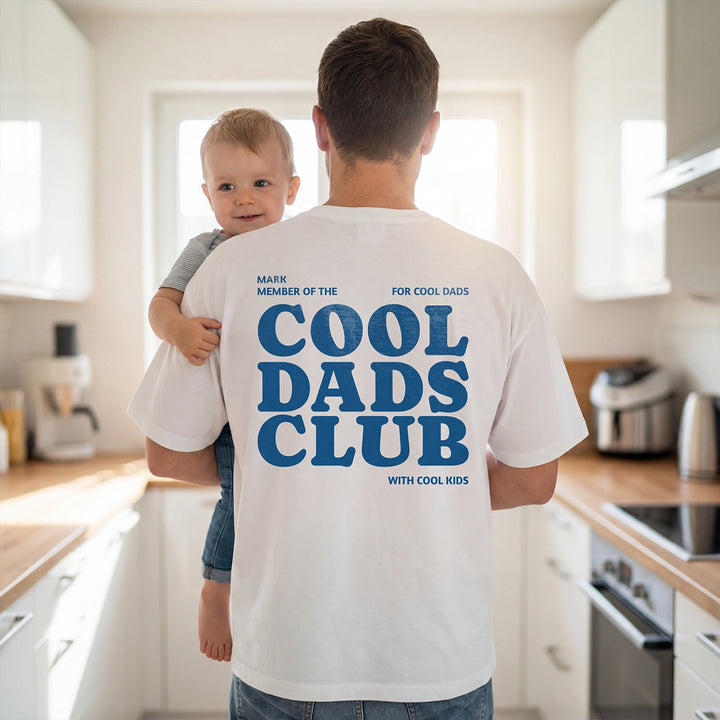 Personalisiertes Oversized Shirt "Cool Dads Club"