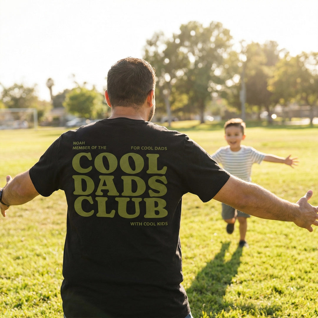 Personalisiertes Oversized Shirt "Cool Dads Club"