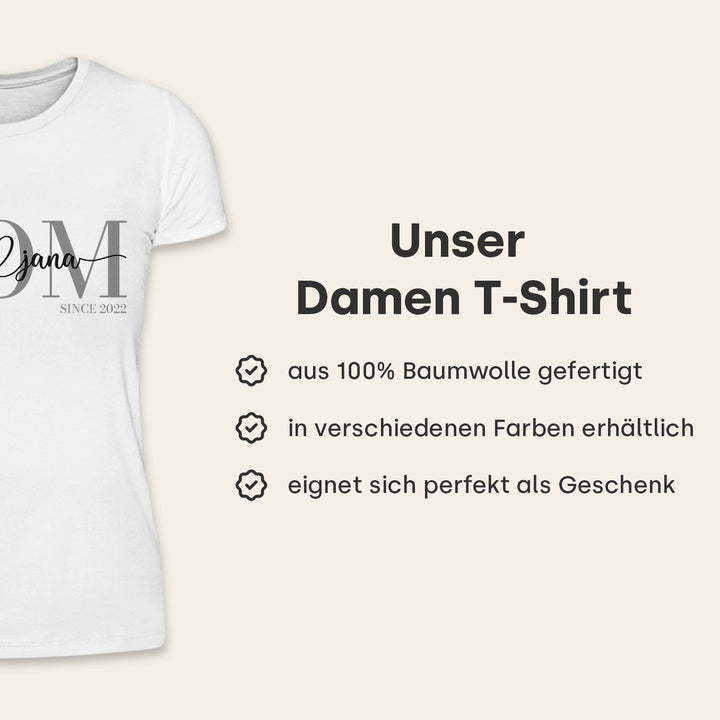 Personalisiertes T-Shirt "Mom"