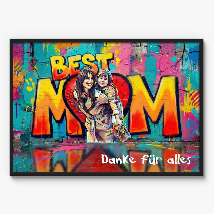 Personalisiertes Poster Love "MAMA"