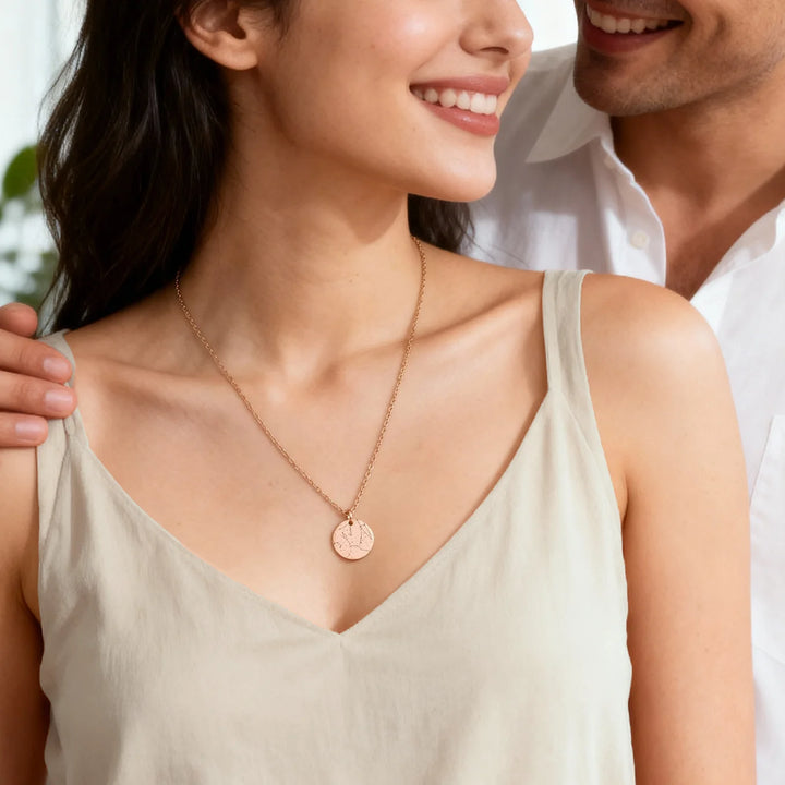 Personalisierte Halskette "Sternenhimmel"