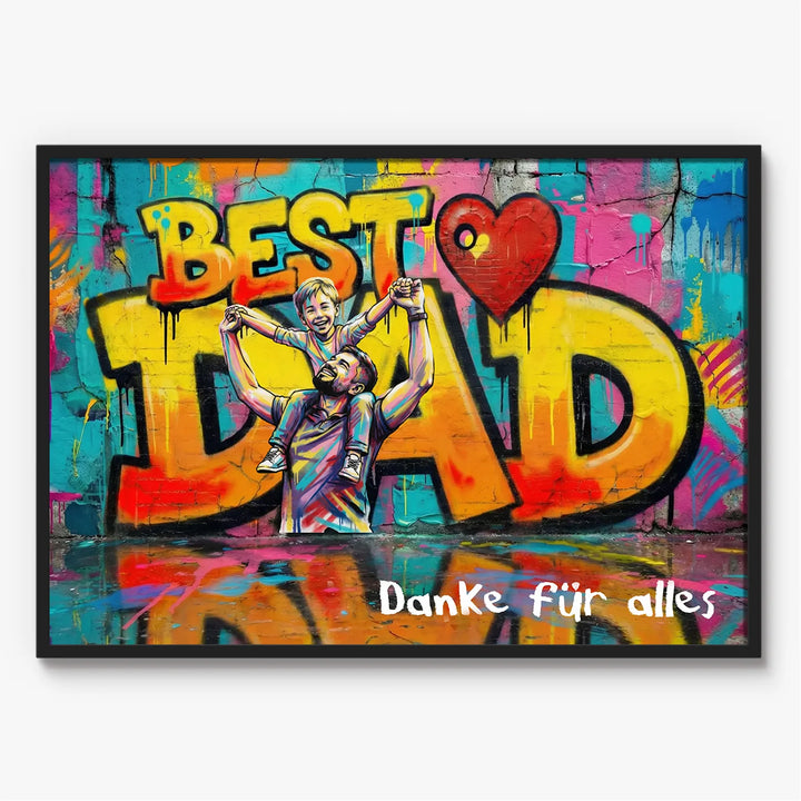 Personalisiertes Poster Love "PAPA"