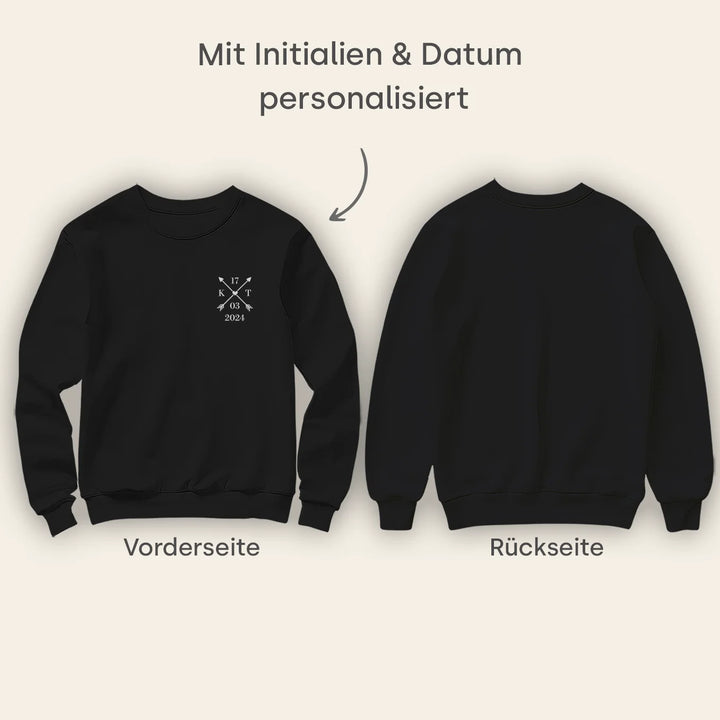 Personalisierter Partnerlook Sweater "Couple"
