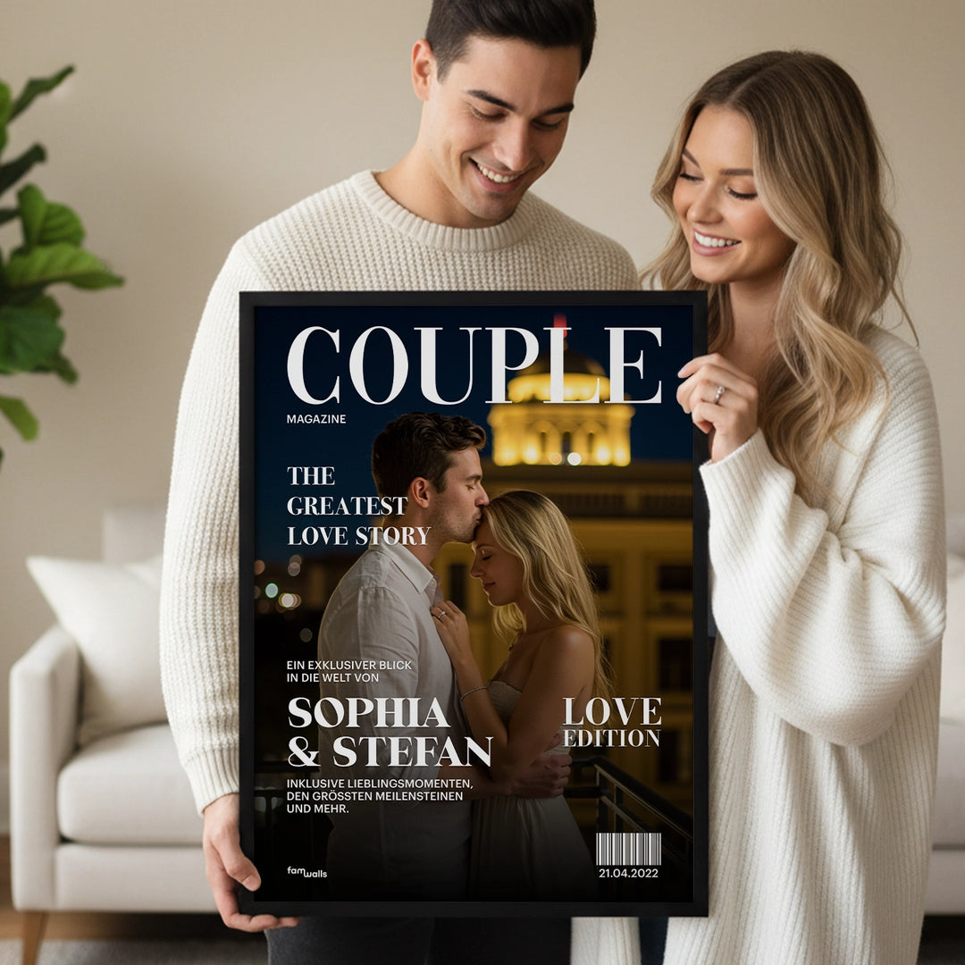 Personalisiertes Poster "Couple Magazine"