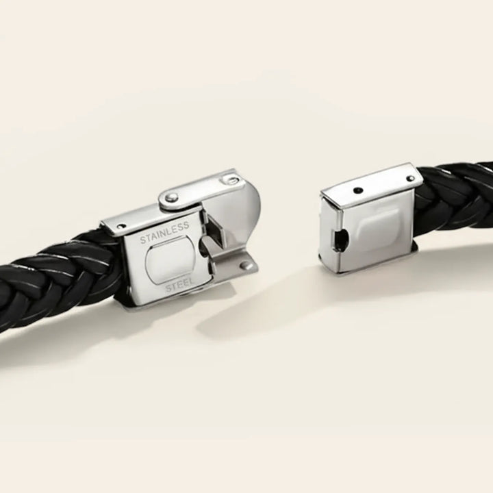 Personalisiertes Lederarmband "Papa"