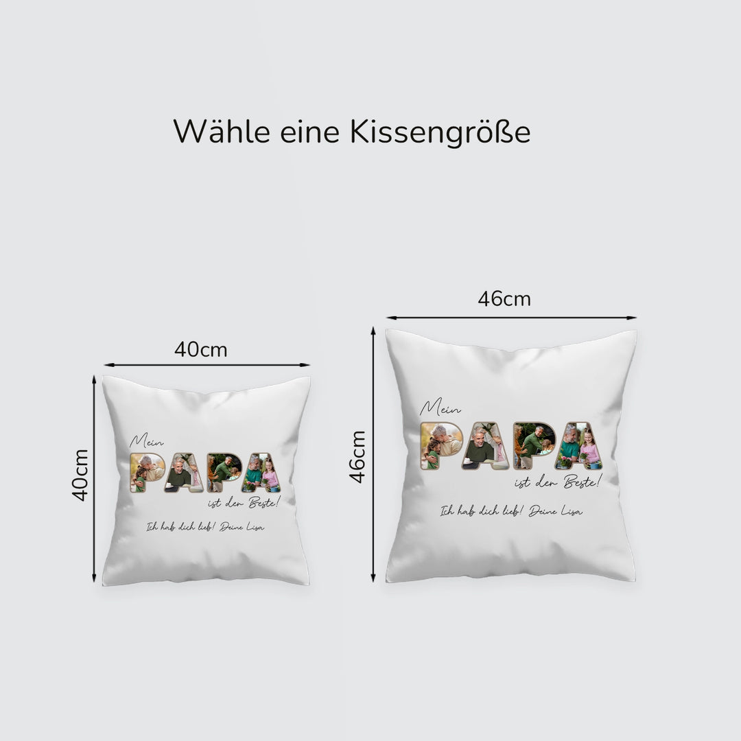 Personalisiertes Kissen "Papa"