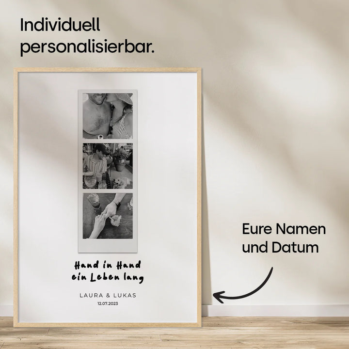 Personalisiertes Poster "Fotostreifen"