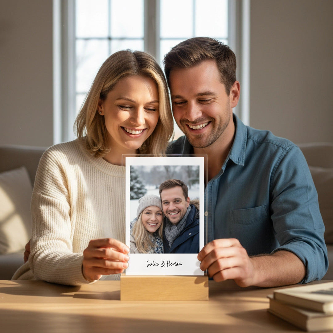 Personalisiertes Acryl-Glas "Retro"