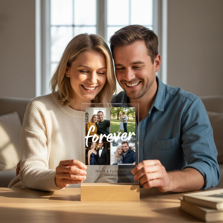 Personalisiertes Acryl-Glas ''Forever''