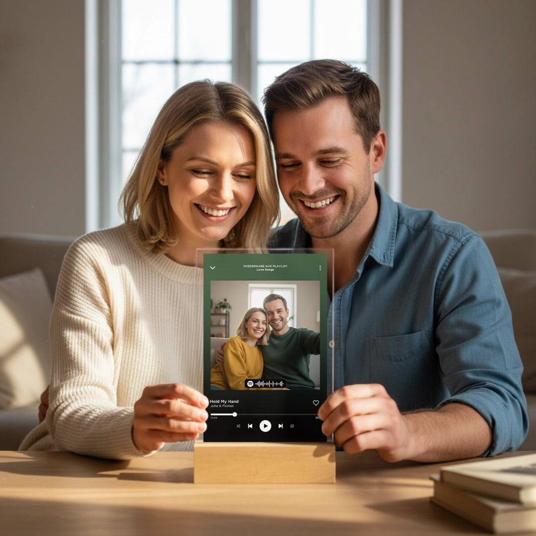 Acryl-Glas "Lieblingslied" Song Cover