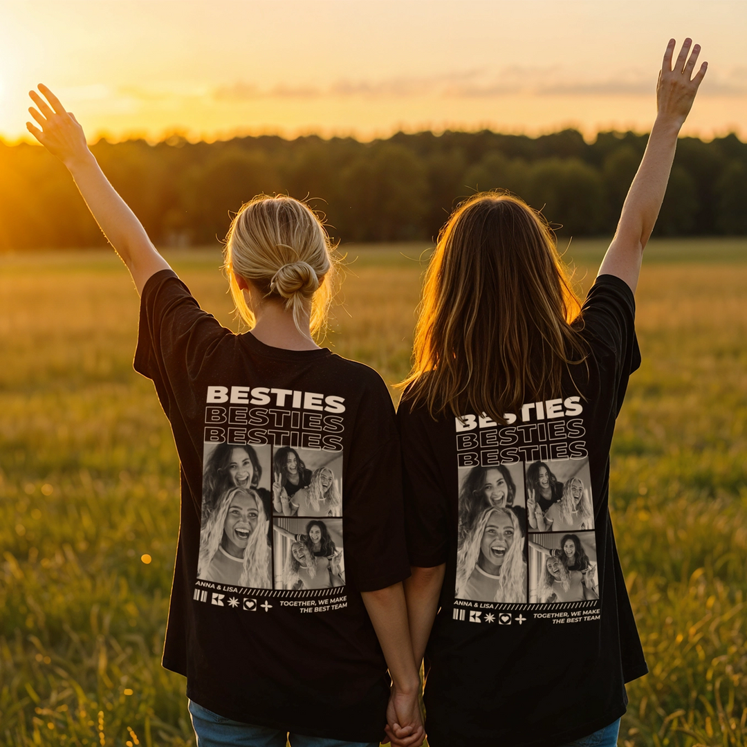 Personalisiertes T-Shirt "BESTIES"
