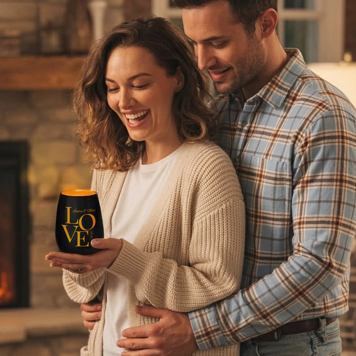 Personalisiertes Windlicht "Love"