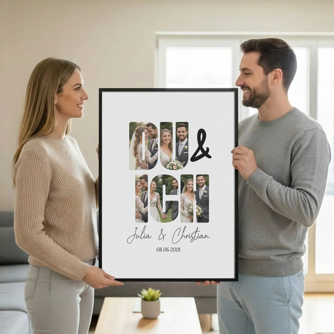 Personalisiertes Poster "Du & Ich"