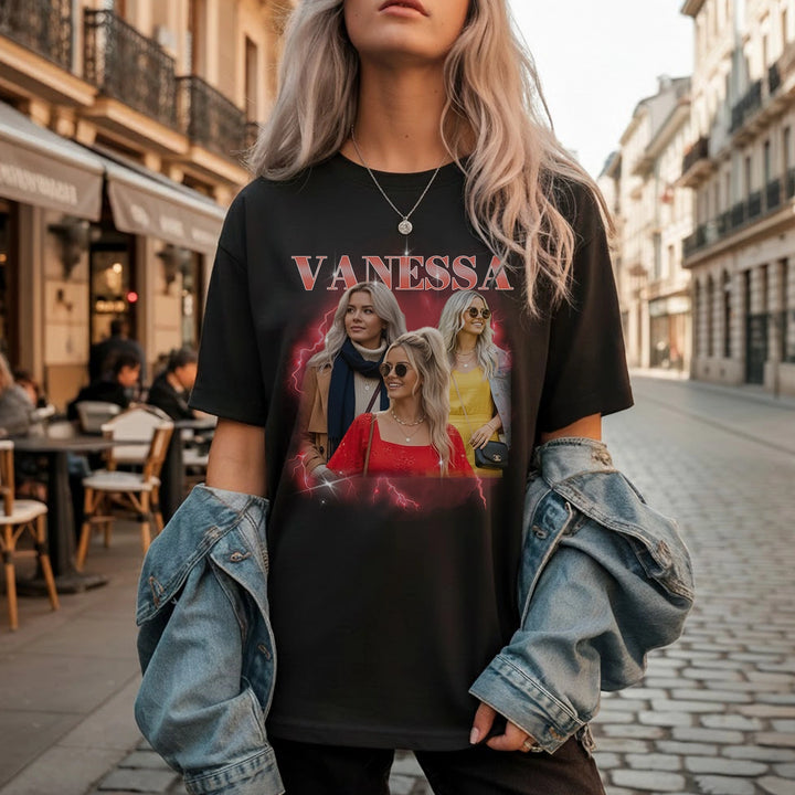 Personalisiertes T-Shirt "Vintage Bootleg"
