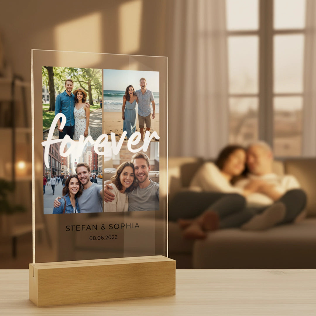 Personalisiertes Acryl-Glas ''Forever''